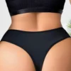 Culotte noire dentelle et motifs bisou - Kiss Me (5) Culotte noire dentelle et motifs bisou - Kiss Me