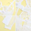 Guêpière dentelle transparente ouverte blanc - Carte Blanche