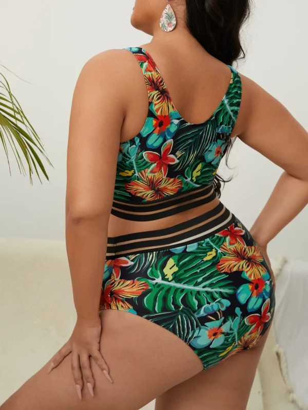 Bikini grande taille tropical gainant – Rio Caliente