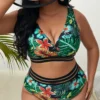 Bikini grande taille tropical gainant – Rio Caliente