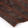 Bustier marron à bretelles et dos nu Vespera (tissu rigide) Bustier marron à bretelles et dos nu Vespera