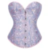 Corset bleu et rose pastel Sidonie (2) Corset bleu et rose pastel Sidonie