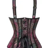Corset bustier à bretelles Bohemian Rhapsody (vue de dos) Corset bustier à bretelles Bohemian Rhapsody
