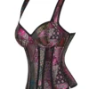 Corset bustier à bretelles Bohemian Rhapsody (vue de profil) Corset bustier à bretelles Bohemian Rhapsody
