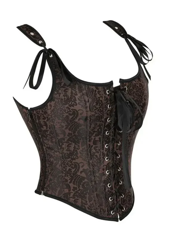 Corset bustier médiéval à lacets Béatrice (2) Corset bustier médiéval à lacets Béatrice