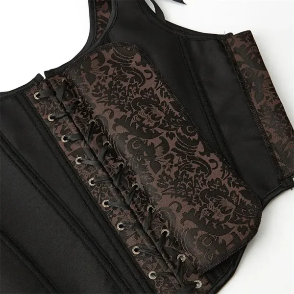 Corset bustier médiéval à lacets Béatrice (3) Corset bustier médiéval à lacets Béatrice