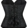Corset bustier noir classique Hester (3) Corset bustier noir classique Hester