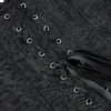 Corset bustier noir classique Hester (4) Corset bustier noir classique Hester