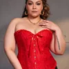 Corset bustier rouge Glamour Corset bustier rouge Glamour
