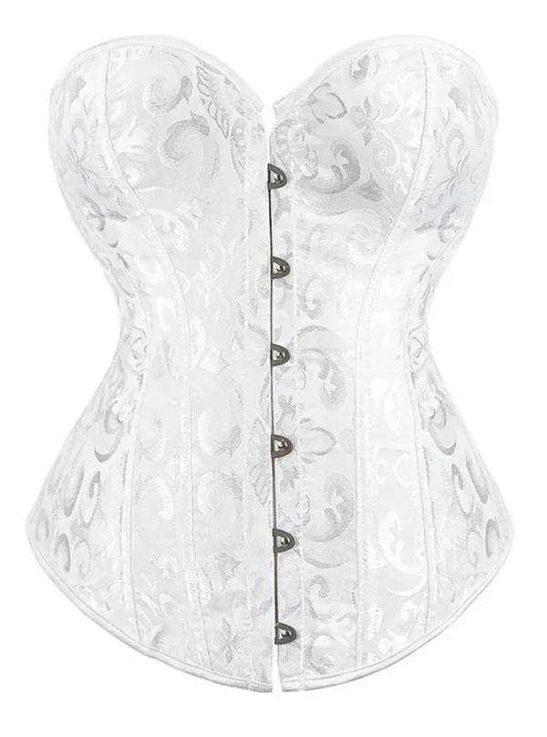 Corset de soirée blanc Lucia (5) Corset de soirée blanc Lucia