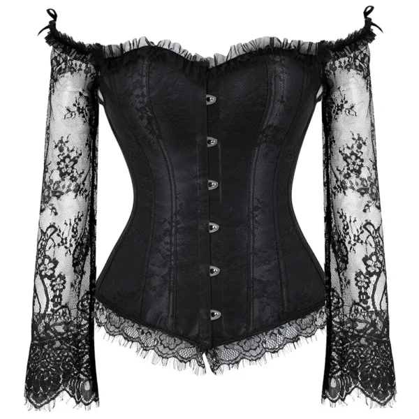 Corset gothique noir Ravenna