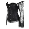 Corset gothique noir Ravenna