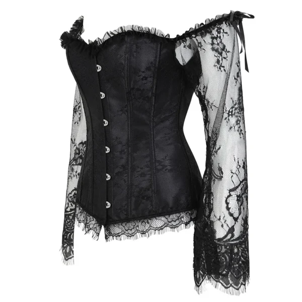 Corset gothique noir Ravenna