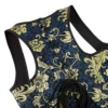 Corset royal bleu et or Arabella (6) Corset royal bleu et or Arabella
