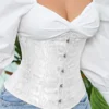 Corset serre-taille blanc Izabel