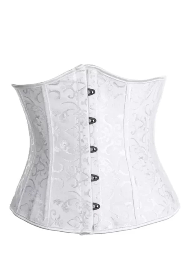 Corset serre-taille blanc Izabel