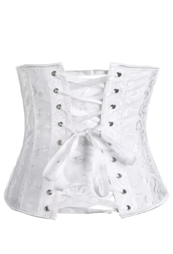 Corset serre-taille blanc Izabel
