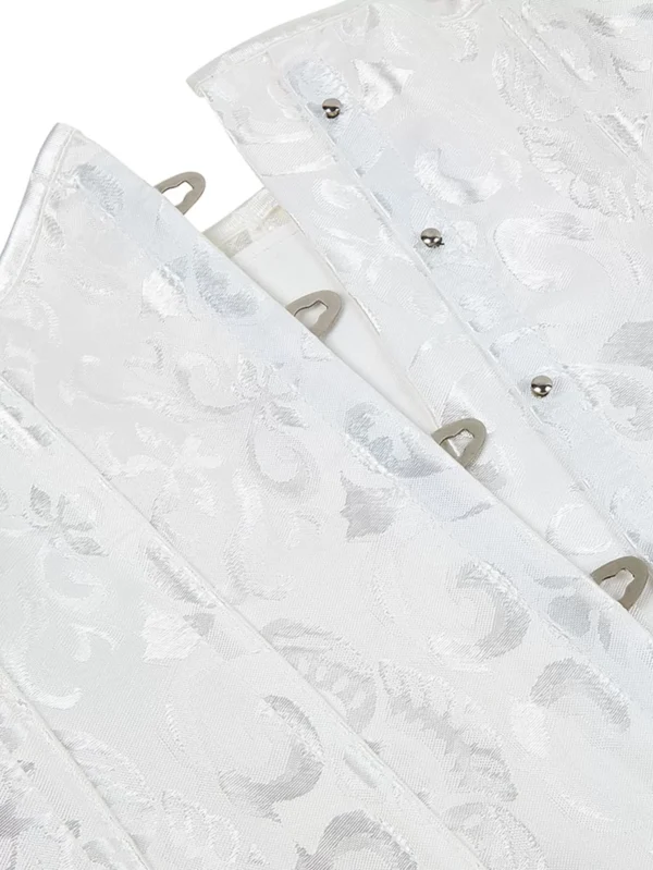Corset serre-taille blanc Izabel