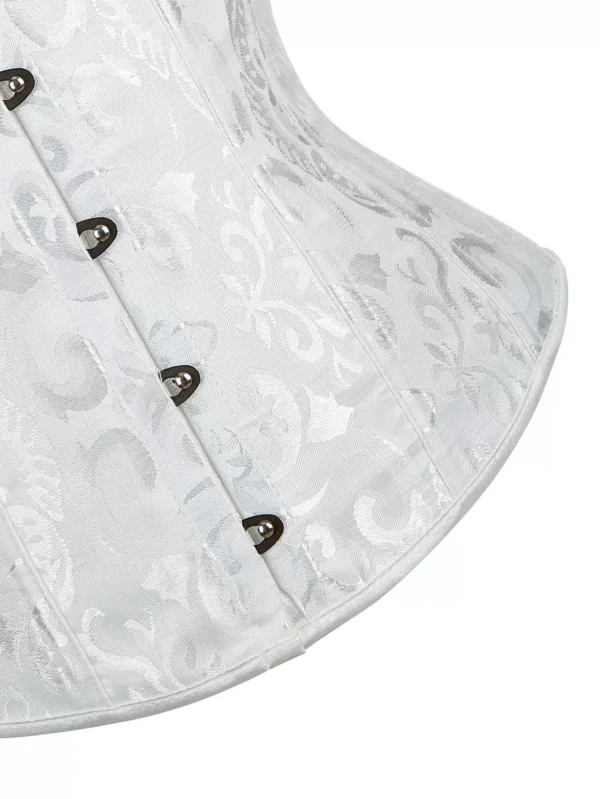 Corset serre-taille blanc Izabel