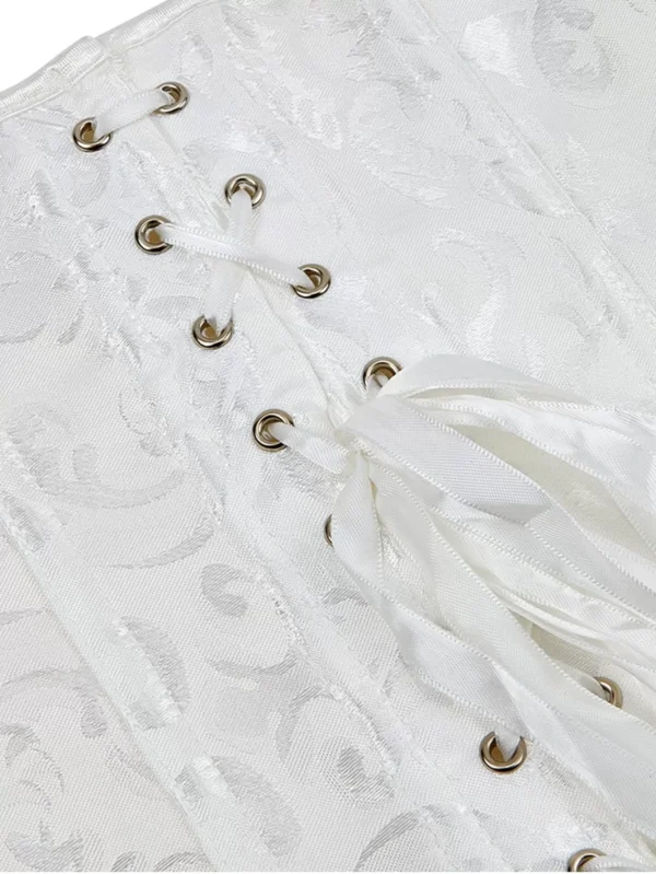Corset serre-taille blanc Izabel