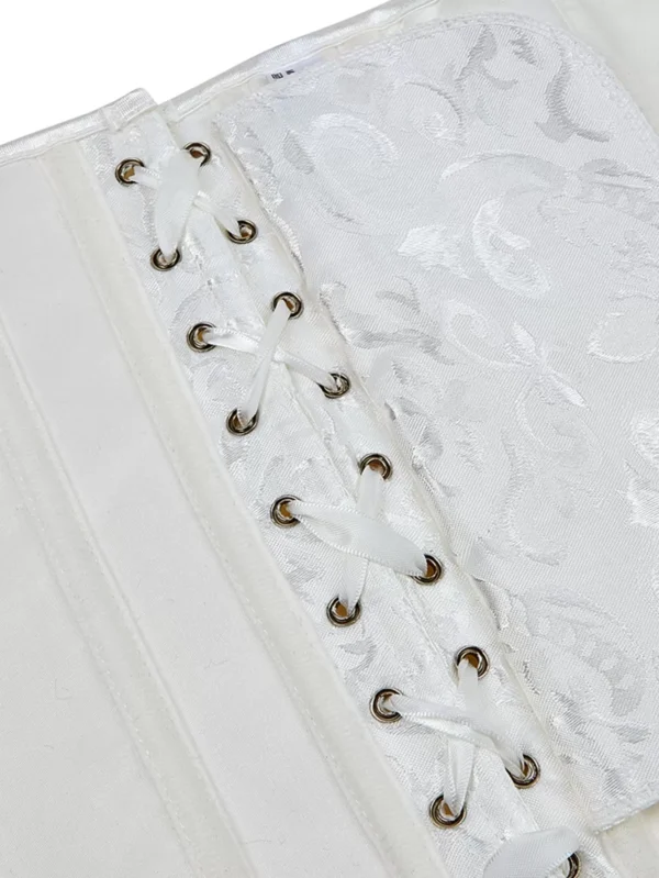 Corset serre-taille blanc Izabel