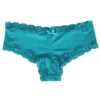 Culotte confort dentelle Romy (vert, vue réelle) Culotte confort dentelle Romy