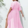 Kimono de plage fluide manches chauve-souris (10) Kimono de plage fluide manches chauve-souris