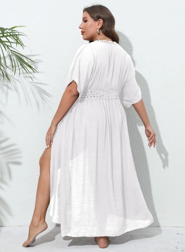 Kimono de plage fluide manches chauve-souris (15) Kimono de plage fluide manches chauve-souris