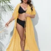 Kimono de plage fluide manches chauve-souris (4) Kimono de plage fluide manches chauve-souris