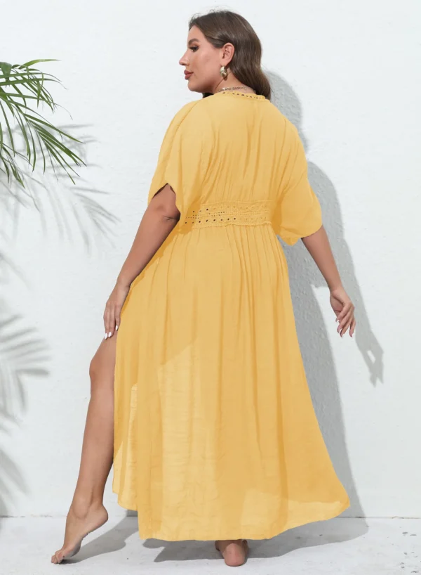Kimono de plage fluide manches chauve-souris (5) Kimono de plage fluide manches chauve-souris