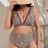 Maillot de bain léopard 2 pièces Savannah Curve (1) Maillot de bain léopard 2 pièces Savannah Curve
