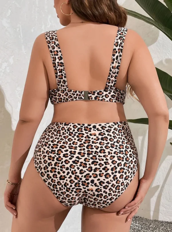 Maillot de bain léopard 2 pièces Savannah Curve (3) Maillot de bain léopard 2 pièces Savannah Curve