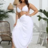 Paréo robe transformable 2-en-1 – Noir ou blanc