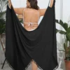 Paréo robe transformable 2-en-1 – Noir ou blanc