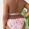 bikini-push-up-floral-rose-dos Bikini push-up imprimé floral rose