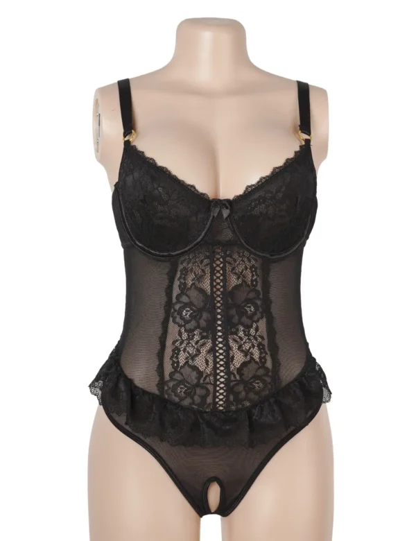 Body dentelle noire à armatures (6) Body dentelle noire à armatures