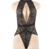 Body en dentelle noir décolleté ouvert (5) Body en dentelle noir décolleté ouvert