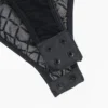Body noir transparent à résille et ceinture (3) Body noir transparent à résille et ceinture