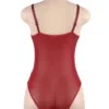Body rouge grande taille en dentelle (5) Body rouge grande taille en dentelle