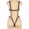Body sexy noir à sangles façon harnais (2) Body sexy noir à sangles façon harnais