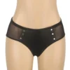 Culotte effet cuir résille et rivets (3) Culotte effet cuir résille et rivets