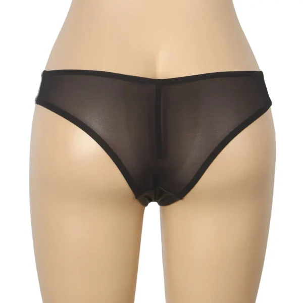 Culotte en cuir noir à fermeture éclair. (4) Culotte en cuir noir à fermeture éclair