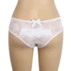 Culotte fendue à volant en dentelle blanc (3) Culotte fendue à volant en dentelle