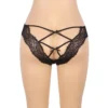 Culotte sexy dos ouvert à doubles lanières (noir) (3) Culotte sexy dos ouvert à doubles lanières