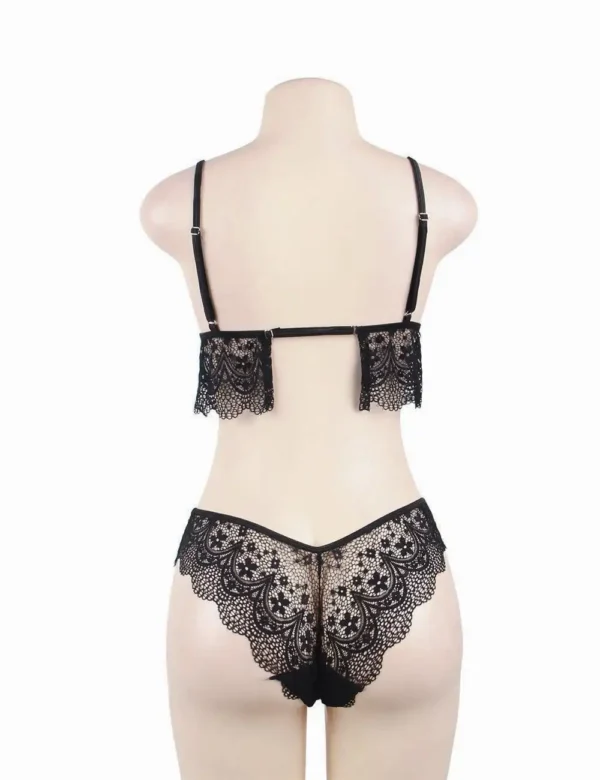 Ensemble lingerie noire dentelle grande taille (4) Ensemble lingerie noire dentelle grande taille