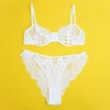 Ensemble lingerie sexy blanc en dentelle (4) Ensemble lingerie sexy blanc en dentelle