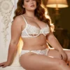 Ensemble lingerie sexy blanc en dentelle (6) Ensemble lingerie sexy blanc en dentelle