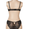 Ensemble lingerie sexy noir en dentelle (4) Ensemble lingerie sexy noir en dentelle