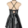 Nuisette effet cuir brillant noir (6) Nuisette effet cuir brillant noir
