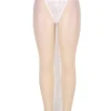 String blanc mariée avec voile transparent (4) String blanc mariée avec voile transparent